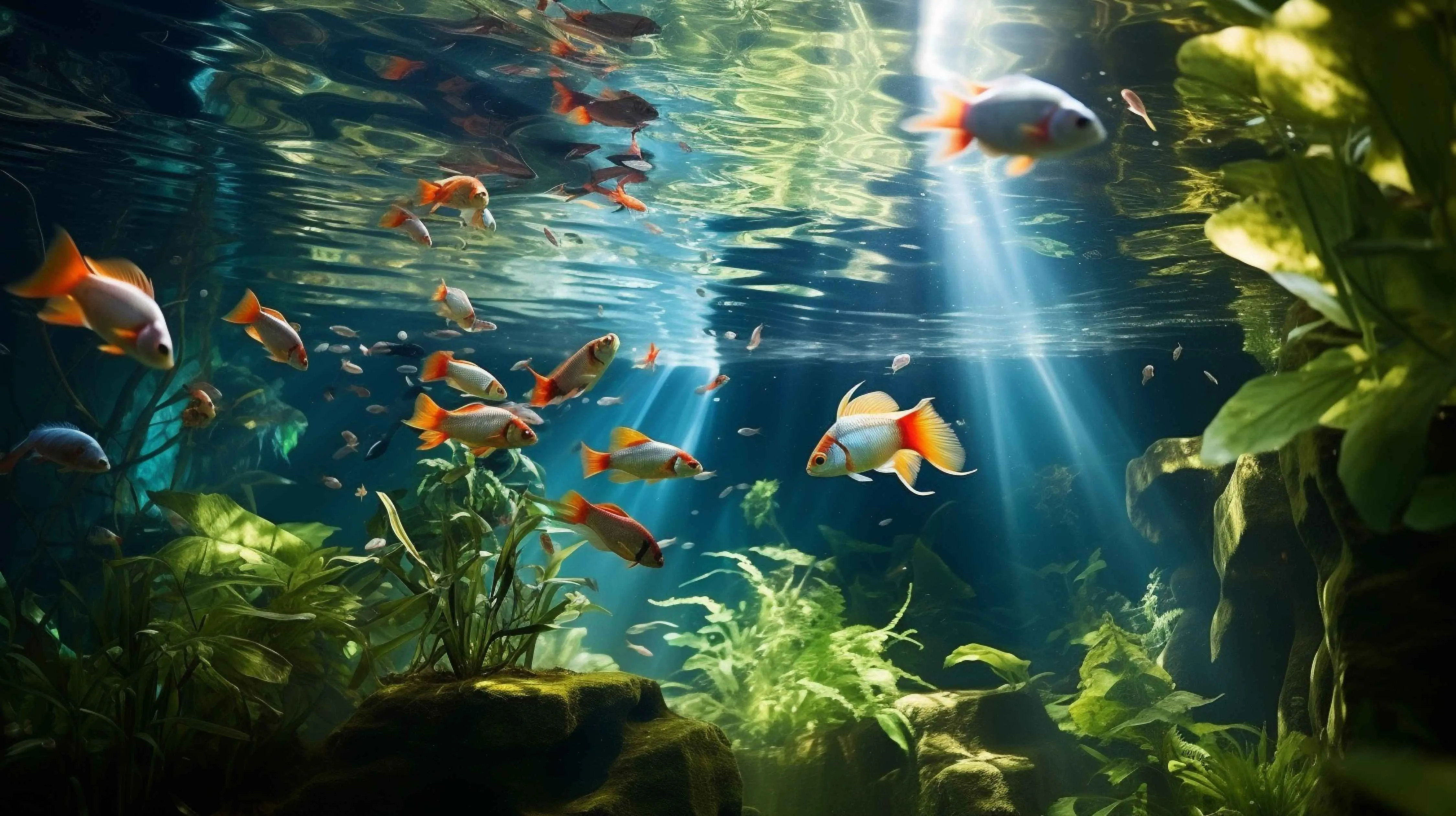swirling-school-exotic-fish-navigating-through-crystalclear-waters-jungle-river_11zon.webp